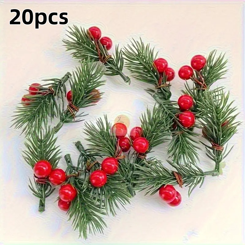 Supply Florist - 20 pièces de branches de pin