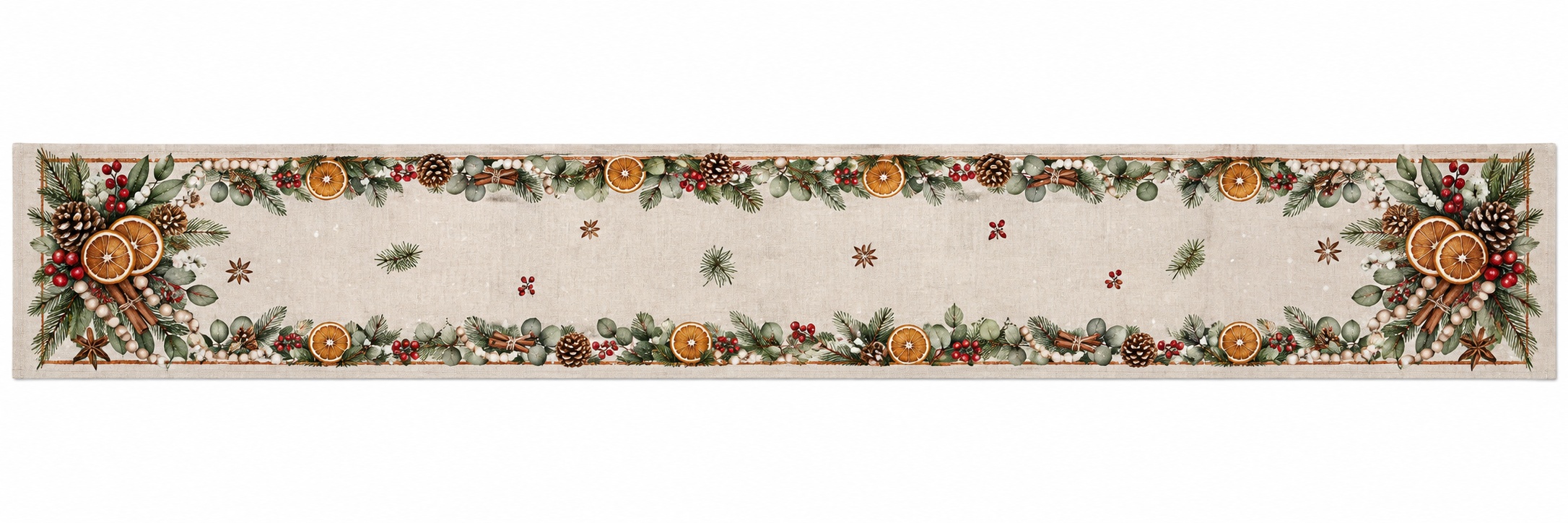 Chemin de table de Noël en ora - Eucalyptus Preserved avis et prix